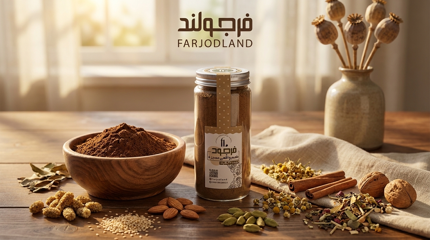قاووت چهل گیاه رژیمی( بدون شکر)500 گرمی